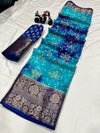 Wow Hit Antic Designer Printed Binny Silk Non Catalog Saree Wholesale Online
